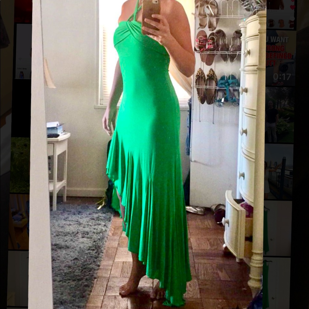 BCBG Kelly Green MIDI Dress